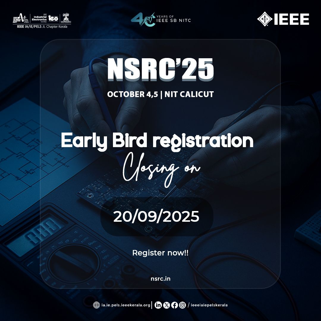 Early Bird Registration Closing